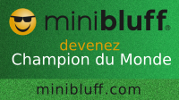 Sandrine joue au Minibluff